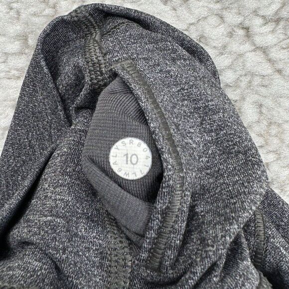 Lululemon Wunder Under Hi Rise Crop Legging  Heathered Gray - Picture 6 of 14